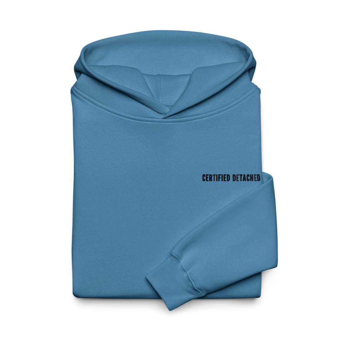 Certified Detached Oversized Sky Hoodie - Unisex