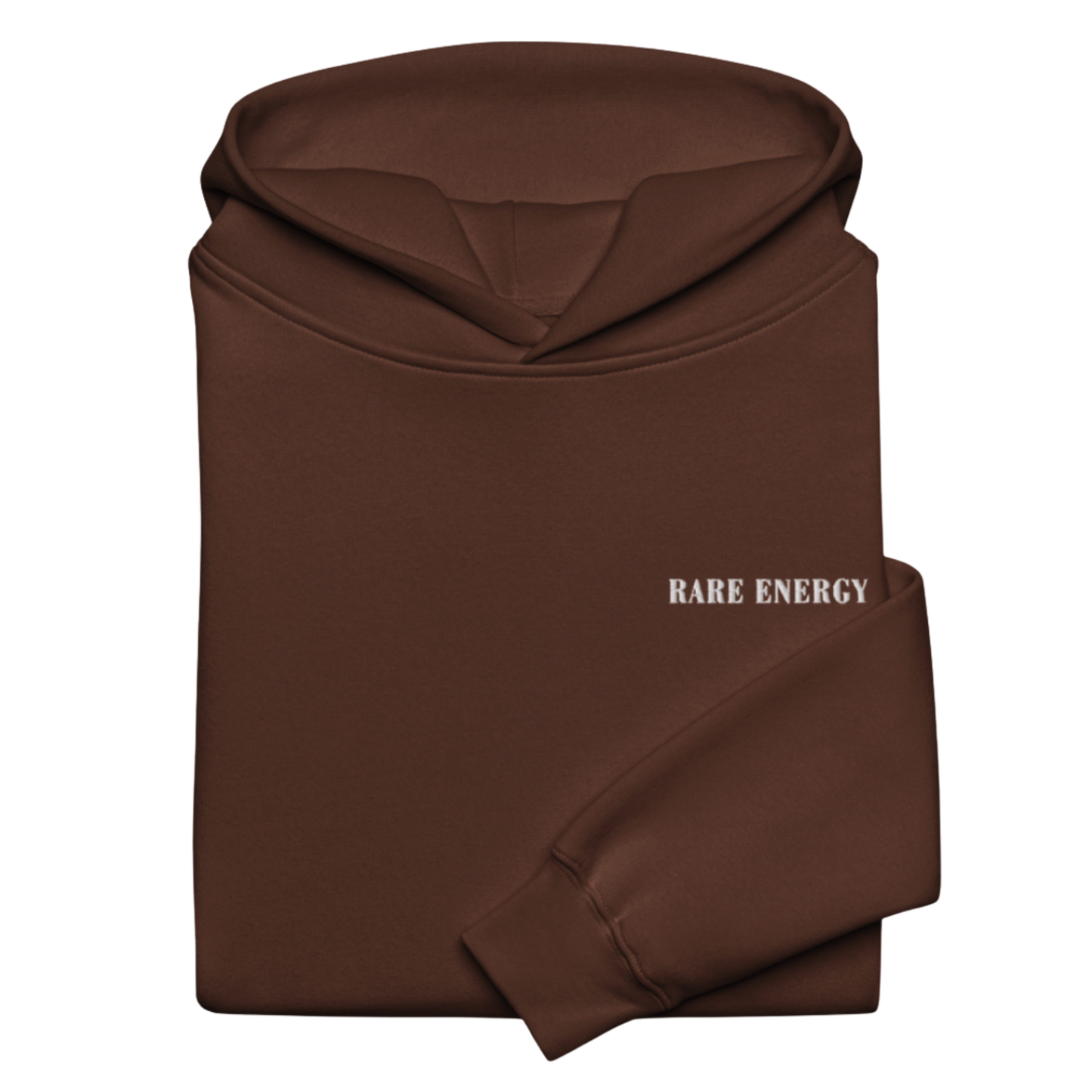 Rare Energy Oversized Mocha Hoodie - Unisex