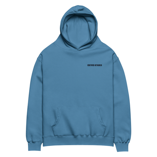 Certified Detached Oversized Sky Hoodie - Unisex