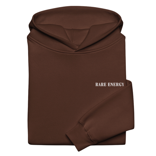 Rare Energy Oversized Mocha Hoodie - Unisex